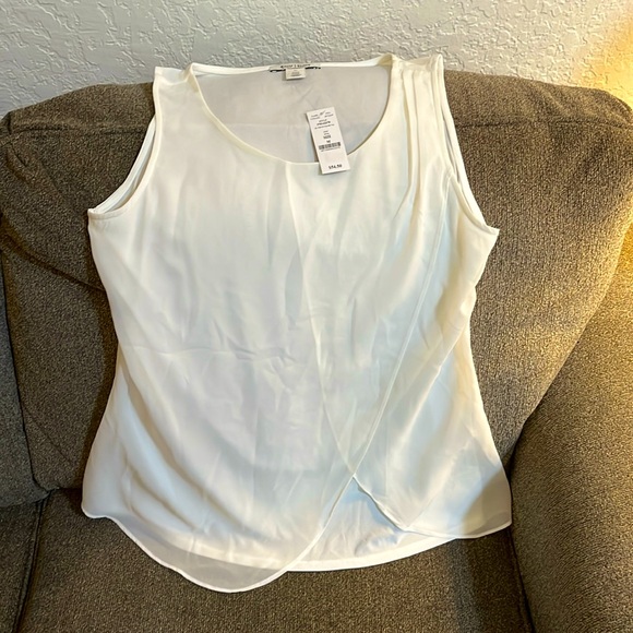 White House Black Market…NWT woman’s blouse size Medium chiffon office dinner - Picture 1 of 5